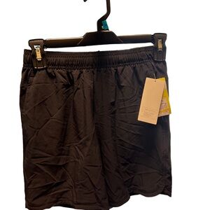 Boys' Black Woven Shorts - All In Motion S 6/7